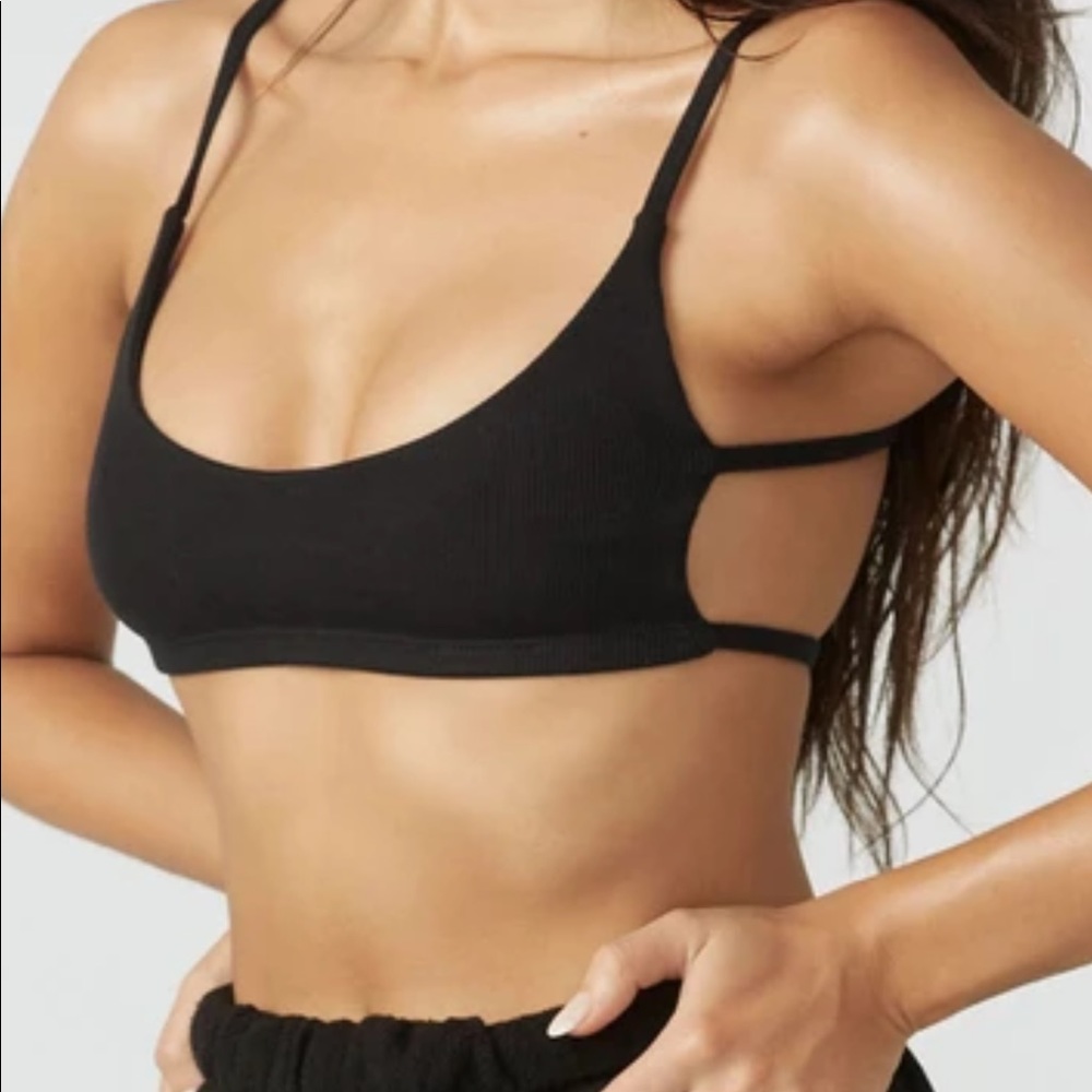 Joah Brown Cage Bra, Black size S/M